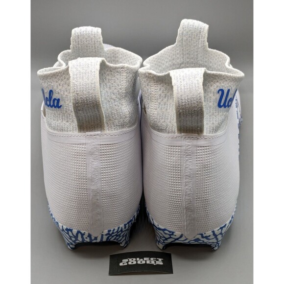 Nike Air Jordan Alpha Menace Pro 3 UCLA PE Football Cleats DH3369-106 Sz 14 Rare main image 5